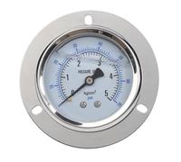 Medidor de presión sísmica de borde axial Yn-60Zt, medidor hidráulico de aceite, con cobre resistente a la corrosión y acero inoxidable, diámetro frontal de 60 mm para medición industrial de presión