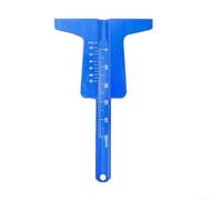 Medidor de profundidad de banda de rodadura de neumático, herramienta de medición de acero inoxidable de 0 mm a 50 mm para coches, motocicletas, camiones, remolques, sonda resistente, diseño compacto