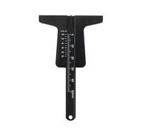 Medidor de profundidad de banda de rodadura de neumáticos fácil de leer fabricado con acero inoxidable para uso en automóviles y camiones en varios climas, medidor de profundidad profesional