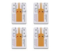 Medidor de Profundidad de la Banda de Rodadura, Medidor de Profundidad de Neumático de 0 a 20 mm, 4 Piezas Herramienta de Medición de Profundidad de Rodadura de Neumáticos