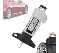 Medidor de profundidad de neumáticos - Dispositivo de medición de precisión | Herramienta portátil de profundidad de banda de rodadura de neumáticos | Adecuado para coches, bicicletas, camiones | Muy