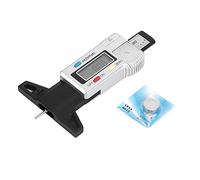 Medidor de Profundidad de Rodadura para Neumáticos, Calibrador de Hilo 0~25.4mm, Compacto y Preciso - Material de Aleación, Fácil de Usar para Control de Seguridad Automotriz (Blanca)