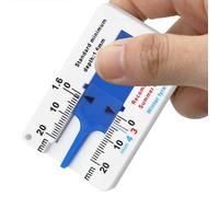 Medidor De Profundidad Del Neumático De Camión: Construcción De Calibrador Duradero De Acero Inoxidable, Lectura De Medición De 0 A 20 Mm, Herramienta De Precisión Fácil Para La Seguridad De L