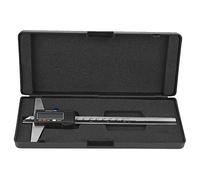 Medidor de profundidad digital de 6 pulgadas Medidor de altura digital de acero inoxidable Regla de calibre de medidor de profundidad electrónico con rango de medición de 0-150 mm