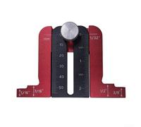 Medidor de profundidad digital de 80 mm para carpintería con base magnética para configuración de mesa de enrutador, sierra de cerca, herramienta de precisión