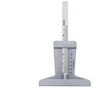 Medidor de profundidad Vernier de acero inoxidable para medición de neumáticos de coche, herramienta de calibrador de rango de 0 a 60 mm con escala métrica