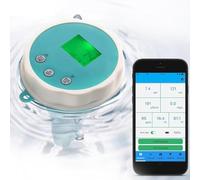 Medidor de prueba de agua, probador Bluetooth 6 en 1 para piscina y spa, mide pH, cloro, ORP, EC, TDS, temperatura con conexión de aplicación