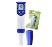 Medidor de Prueba de Calidad del Agua Analizador de Agua Multiparamétrico Tipo Bolígrafo Digital 6 en 1 (pH ORP TDS Medidor de Temperatura EC de Conductividad de Salinidad) con Sonda ORP Reemplazable