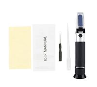 Medidor de prueba de concentración de sal de agua de mar, refractómetro de salinidad de mano 0-100%