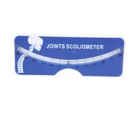 Medidor de prueba de escoliosis Herramienta de medición de escoliómetro de columna de nivel de bola de metal para hospital Escoliómetro de transportador de prueba de 0 a 30 °
