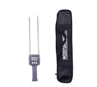 Medidor de prueba de fibra multifuncional 0-80% sonda probador de humedad portátil analizador de contenido de agua para té, maíz, paja, salvado, soja, arroz