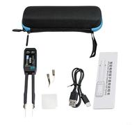 - Medidor de puente digital ST1 con pantalla a color de 1.14 pulgadas, 3 frecuencias 100Hz/1kHz/10kHz, probador inteligente de componentes para resistencia a inductancia de capacitancia