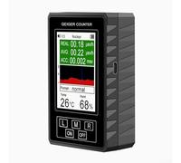 Medidor de radiación de núcleo portátil, contador Geiger Beta Gamma X-Ray Detector con pantalla LCD, supervisión en tiempo real, USB o precisión de la batería, 0,01 μSv/h para el hogar, laboratorio