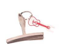 Medidor de radio de metal universal para guitarra, herramienta de medición para mantenimiento de instrumentos, puente de bajo eléctrico, herramientas Luthier