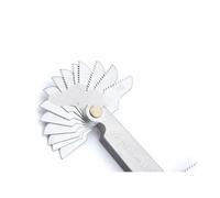 Medidor de radios de filete de acero inoxidable. Plantilla de radio Calibre R R1-6,5 7,5-15 15,5-25 26-80 Placa de calibre de radio Calibre de filete Externo Interno(55 and 66Degree)