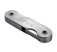 Medidor de red de radio, herramienta de medición de acero inoxidable para maquinistas R0,3-1,5 mm, R1-6,5 mm (HEEPDD5ndz27itgo-04)