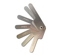 Medidor de reducción interproximal para sistema de medición alternativo, regla de medición de instrumentos de ortodoncia de acero inoxidable