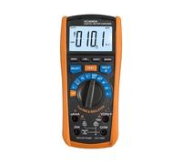 Medidor de resistencia, Comprobador De Resistencia De Aislamiento Digital Megóhmetro NCV Multímetro De CA CC De Verdadero Valor Eficaz Medidor De Verificación De Motor De Diodo Alarma, Probador de re