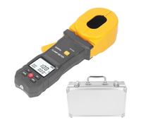 Medidor De Resistencia De Tierra Con Pinza Digital LCD, Comprobador De Tierra Con Apagado Automático Obtención Rápida Lecturas Precisas