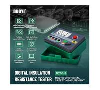 Medidor de resistencia digital Comprobador Digital De Resistencia De Aislamiento For Ehículos Eléctricos, 500/1000 /2500, Comprobador De Resistencia Sin Conexión A Tierra, 20 GΩ(DY30-2)