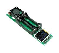 Medidor de resistencia interna de batería de doble canal de precisión con módulo de carga Diseño de fuente de alimentación tipo C Monitor de estado de batería portátil