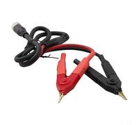 Medidor de resistencia interno HRM-10 para pruebas de batería con memoria incorporada, historial de registros de prueba, registros exportables y conexión Kelvin de 4 cables (B)