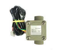 Medidor de riego de manguera de jardín 1 Caudalímetro Portátil De 20 Mm DN15, 1-30 L/min, Sensor Flujo Agua, Interruptor Contador