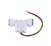 Medidor de riego de manguera de jardín 1 Medidor De Flujo Agua Con Rosca 3/8 Pulgada Y Sensor Conexión Rápida, Contador 0,3-10L/min