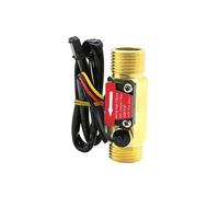Medidor de riego de manguera de jardín Contador Caudalímetro Latón Con Rosca G1/2" Y Sensor Caudal Agua De 1 A 25 L/min