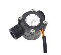 Medidor de riego de manguera de jardín Sensor Caudal Agua Con Rosca Externa 1/2", Caudalímetro De 1 A 30 L/min