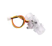 Medidor de riego de manguera de jardín Sensor De Caudal Agua G1/2", 1-30 L/min, Transparente, Contador YF-S201C