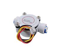 Medidor de riego de manguera de jardín Sensor De Flujo Agua, Caudalímetro, 0,5-6 L/min, Fácil Instalar, Interfaz Conexión Rápida G1/4"