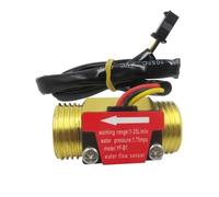 Medidor de riego de manguera de jardín Sensor De Flujo YF-B1 DC5-18V, DN25, Latón, Medidor Agua, Caudalímetro Industrial