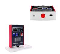 Medidor De Rugosidad Para Metal, Rugosímetro Superficial Portátil, Profilómetro De Alta Precisión 0.01μm, Mide Ra, Rz, Rq, Rt, Con Bloque De Calibración Estándar Y Soporte, Car-rera 6mm