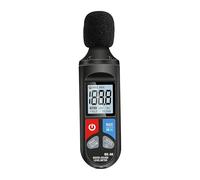Medidor De Ruido De Alta Precisión - ABS 15,7x4,05cm | Medidor De Decibelios Digital De 30-130 DB Con Micrófono De Condensador | Probador De Nivel De Sonido LCD Para Monitoreo De Volumen En El Hogar,