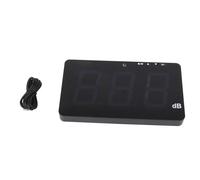 Medidor de Ruido Digital - Sonómetro Profesional, Medidor Decibelios 30~130dB, Alarma Visual & Acústica, Pantalla LCD Grande, Para Oficina, Fábrica y Hogar, Agujeros para Colgar