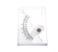 Medidor de salinidad de hidrómetro de acuario con un cuerpo de plástico transparente y puntero oscilante para lecturas precisas de salinidad del agua de mar en peceras