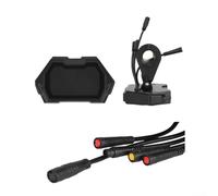 Medidor de salpicadero con pantalla LCD para Kukirin para G2 Pro Max Master para G3 Pro, conector impermeable de cinco cables, instrumento de calibre de repuesto (B)