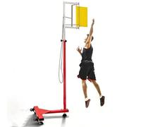 Medidor de salto portátil, equipo de entrenamiento deportivo, probador vertical, con altura ajustable, ideal para entrenamiento de baloncesto, voleibol y pruebas de aptitud física.(Yellow)