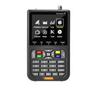 Medidor de señal satelital digital | Medidor de búsqueda de satélite TV con pantalla LCD de 3,5 Pulgadas | Detector de señal de gran capacidad de 4000 mAh y ajuste de parabólico
