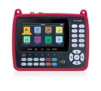 Medidor de señal ST-5155 Digital Satellite TV Finder DVB-S2X DVB T2/C con Pantalla LCD de 4,3 Pulgadas para solucionar Problemas