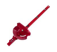 Medidor de sierra de mesa, de inglete de aleación de aluminio de precisión para sierra de mesa, calibre ergonómico de alineación de carpintería, inglete versátil para mesas de enrutador, sierras