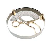 Medidor de sombrero - Aluminio Acero inoxidable, Diseño ergonómico ligero, Medidor de circunferencia de la cabeza preciso para coser edredones - Tejer | Artesanía hecha a mano que corta el taller