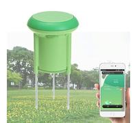 Medidor de suelo, medidor de humedad, Mida 4 tipos de datos al mismo tiempo, para Zigbee APP Sensor de humedad y temperatura, resistente al agua IP67Adecuado para jardines, agricultura y hogar.
