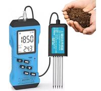 Medidor de suelo - Medidor de pH 7 en 1 con retroiluminación para pruebas de humedad, temperatura y luz solar para jardinería y cuidado del césped