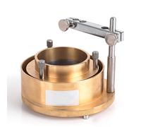 Medidor de tasa de hinchazón del suelo, probador de tasa de hinchazón libre, construcción de latón duradero, pared lisa, fácil desmontaje, peso de 2,5 kg, ideal para pruebas de laboratorio