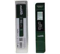 Medidor de TDS/EC/TEM Meliflor Mida con precisión Electroconductividad del Agua y los sólidos disueltos en ella, además de la temperatura.