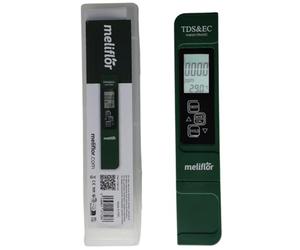 Medidor de TDS/EC/TEM Meliflor Mida con precisión Electroconductividad del Agua y los sólidos disueltos en ella, además de la temperatura.
