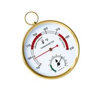 Medidor de temperatura ambiente de sauna, medidor preciso portátil resistente al calor, monitor de humedad para de vapor y spa, herramienta de bienestar fácil de leer para familiares, amigos y