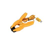 Medidor de temperatura con sonda termopar de pinza HT-05, tipo K, para medición de temperatura superficial de tuberías.